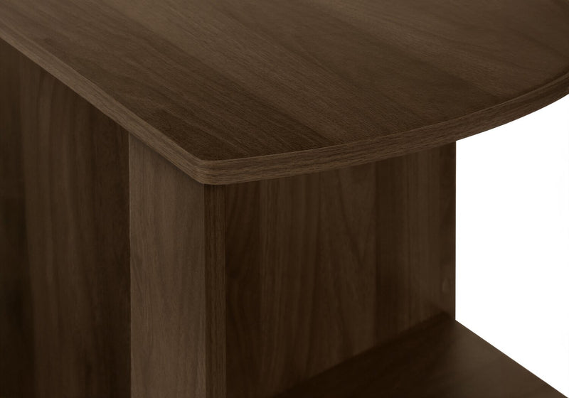 Bureau en forme de L Eason de 47 po avec tablette - noyer