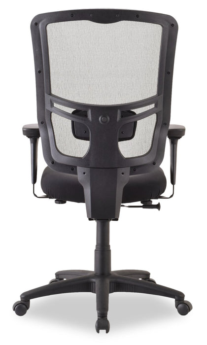 Chaise de bureau Dante de Tempur-Pedic de 26,4 po - noire avec dossier à mailles