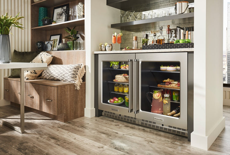 Réfrigérateur KitchenAid de 5,2 pi³ et de 24 po sous le comptoir - acier inoxydable - KURL314KSS