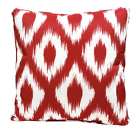  Coussin décoratif pour l'extérieur à motifs œil de chat rouge 