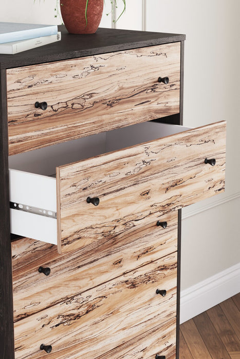 Commode verticale Wolf - brune