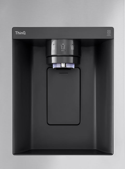 Réfrigérateur LG de 31 pi³ et de 36 po à portes françaises de profondeur standard MAXMC - acier inoxydable Smudge-ProofMD - LRFXS3106S