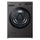 Laveuse à la vapeur intelligente haute efficacité LG à chargement frontal de 5,8 pi³ - acier noir - superposable - WM6500HBA