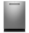 Lave-vaisselle intelligent encastré Profile de 24 po et de 44 dBA avec commandes sur le dessus et broyeur d’aliments solides PiranhaMC - acier inoxydable - PDP715SYVFS