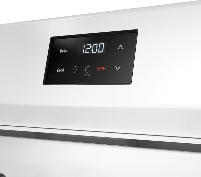 Cuisinière à gaz Frigidaire de 5,1 pi³ avec ébullition rapide et surface de cuisson à 5 brûleurs - blanche - FCRG3052BW