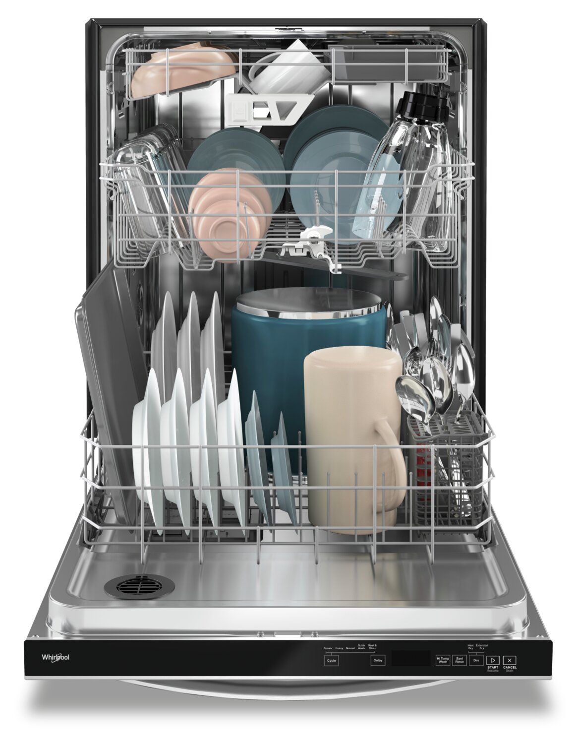 Lave-vaisselle encastré Whirlpool de 24 po et de 47 dBA avec
