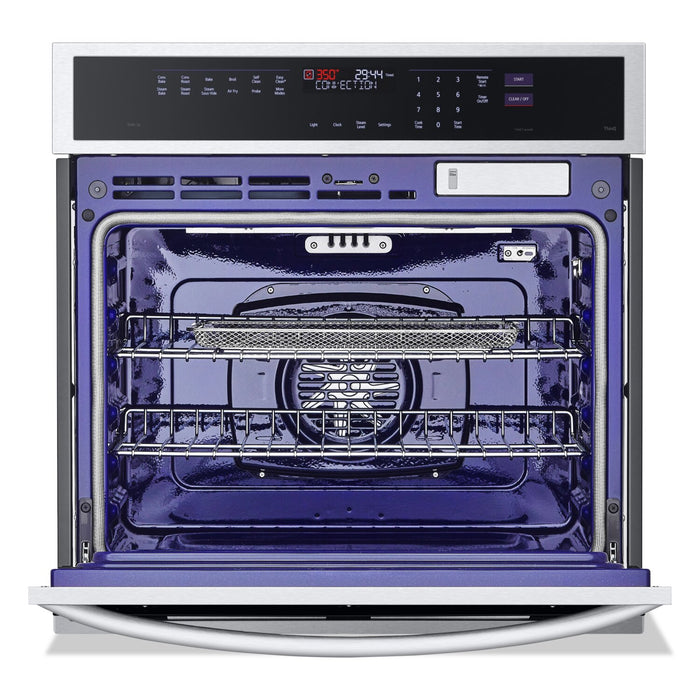 Four mural électrique LG de 4,7 pi³ et de 30 po avec convection par ventilateur - acier inoxydable Smudge-ProofMD - WSEP4727F