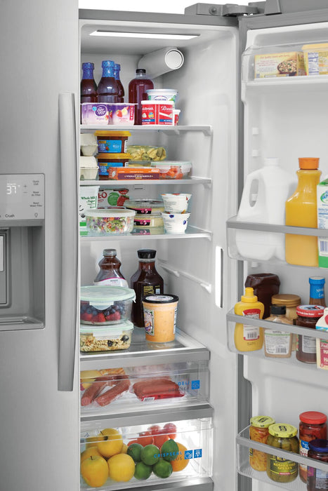 Réfrigérateur Frigidaire Gallery de 25,6 pi³ et de 36,1 po de profondeur standard à compartiments juxtaposés - acier inoxydable Smudge-ProofMD - GRSS2652AF