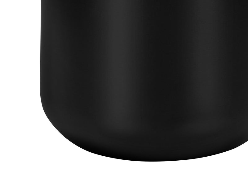 Lampe de table de 24 po béton noir avec abat-jour gris