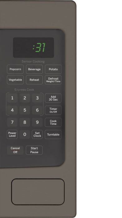 Four à micro-ondes de comptoir Profile de 1,1 pi³ avec commandes tactiles et affichage numérique - ardoise - PEM10SLFC