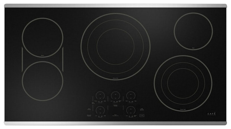 Surface de cuisson électrique Café de 36 po à 5 éléments - acier inoxydable - CEP90362TSS