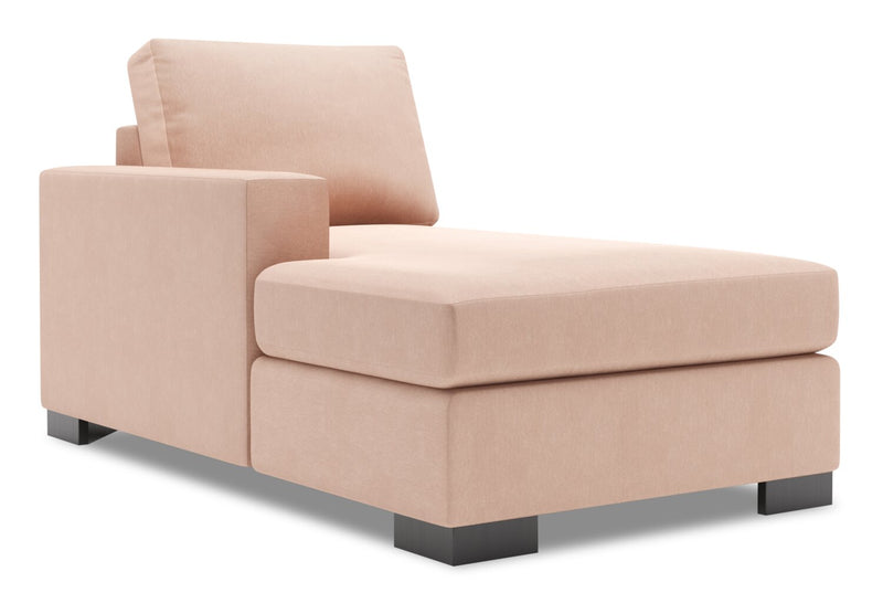 Fauteuil long de droite Track de la collection Sofa Lab - Pax Rose