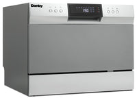  Lave-vaisselle Danby de 21,7 po et de 54 dBA avec commandes à l'avant - argenté - DDW631SDB