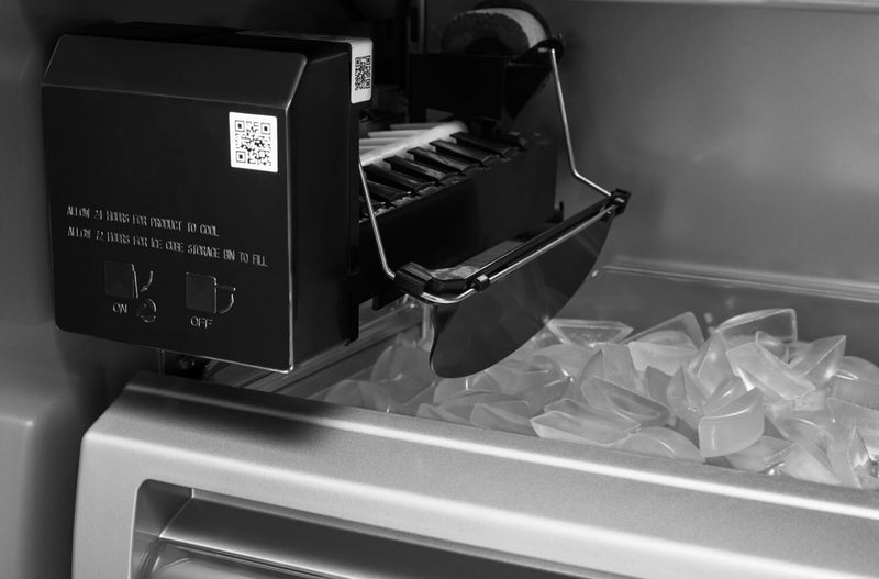 Réfrigérateur KitchenAid de 25,5 pi³ et de 42 po à compartiments juxtaposés - acier inoxydable noir avec fini PrintShieldMC - KBSN702MBS