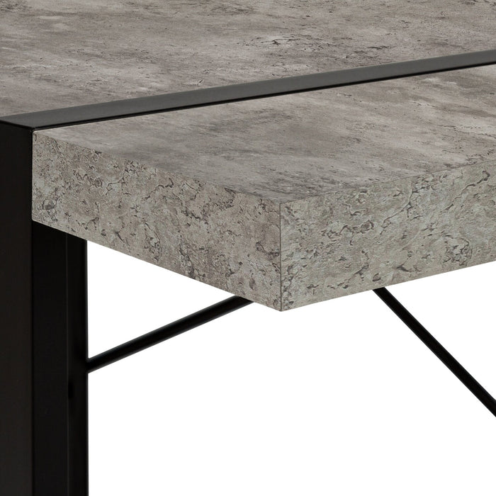 Bureau Avery de 49 po - apparence béton gris