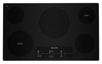  Surface de cuisson électrique KitchenAid de 36 po à 5 éléments - noire - KCES956KBL