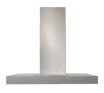 Venmar Ispira 30" Chimney Range Hood - WCB3I30SBS - Range Hood in Stainless Steel with Brushed Grey Glass 
