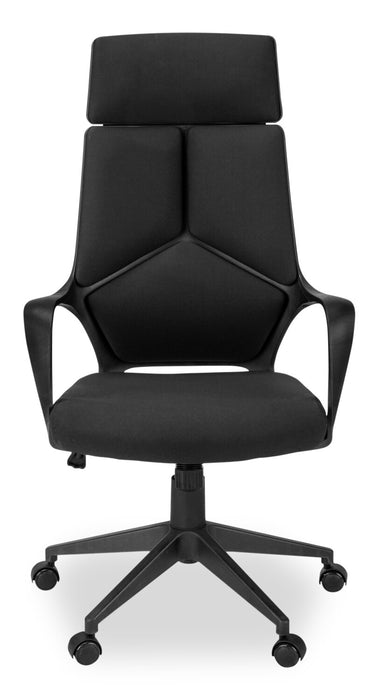 Fauteuil président Hayes de 25 po - noir 