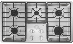 Surface de cuisson à gaz encastrée GE de 36 po – JGP3036SLSS