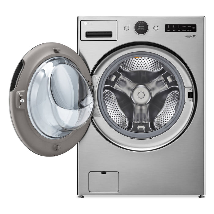Laveuse à chargement frontal 5,2 pi³ et sécheuse électrique 7,4 pi³ avec technologie TurboSteamMD LG