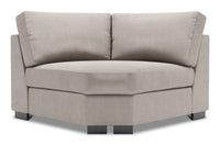 Fauteuil courbé en coin Track de la collection Sofa Lab - Pax Slate