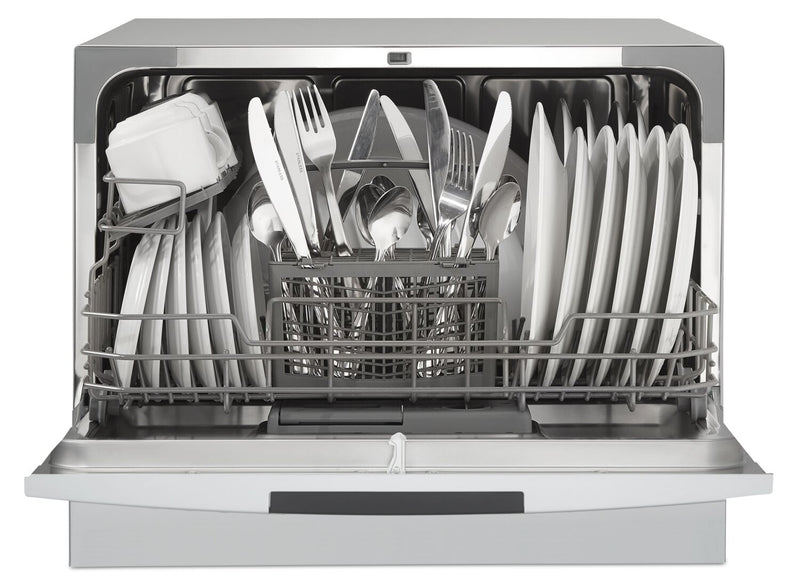 Lave-vaisselle Danby de 21,7 po et de 54 dBA avec commandes à l'avant - argenté - DDW631SDB 
