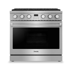 Cuisinière à gaz professionnelle Thor Kitchen de 6 pi³ - ARG36