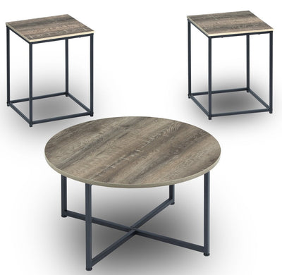 Wade 3-Piece Coffee and Two End Tables Package 