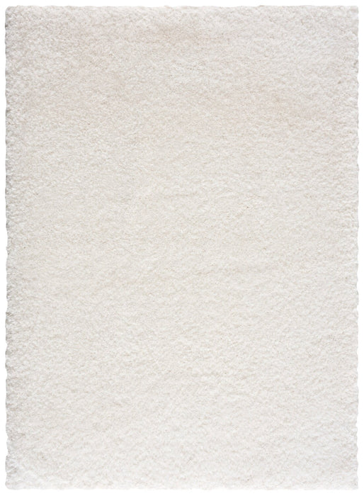Carpette à poil long Lawson blanche - 5 pi x 7 pi