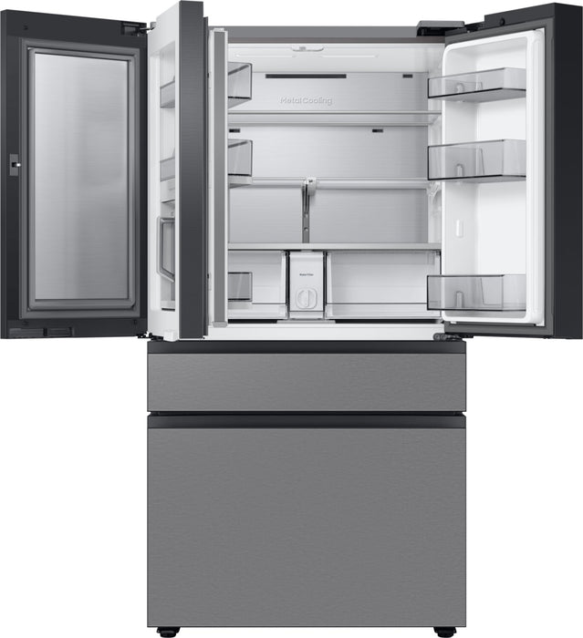 Réfrigérateur 4 portes BESPOKE Samsung de 22,8 pi³ et de 36 po de profondeur comptoir - acier inoxydable - RF23BB8600QLAA