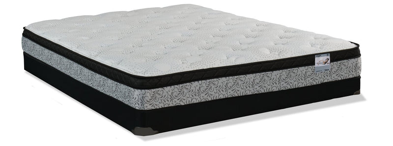 Ensemble matelas à Euro-plateau à profil bas Huron 2.0 de Springwall pour grand lit