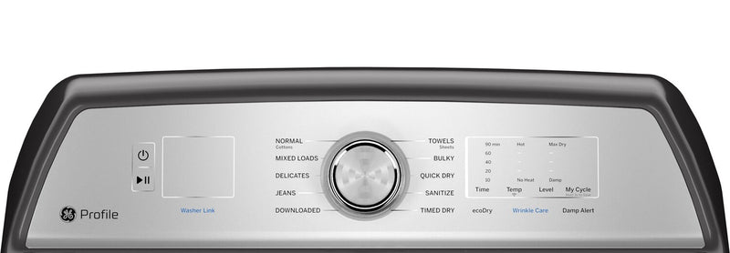 Sécheuse électrique Profile de 7,4 pi³ avec lien à la laveuse - PTD60EBMRDG
