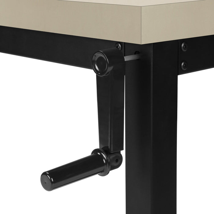 Bureau Kai de 47,25 po à hauteur réglable - taupe