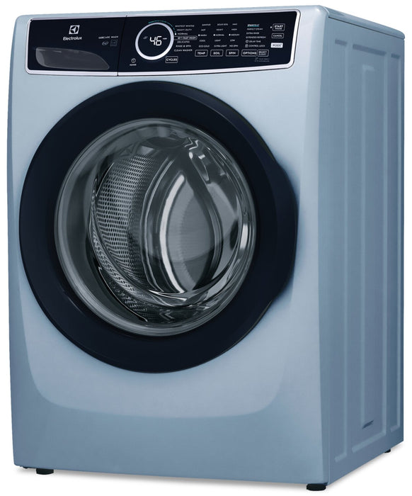 Laveuse à la vapeur haute efficacité Electrolux à chargement frontal de 5,2 pi³ - bleu glacier - superposable - ELFW7437AG