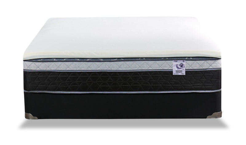 Surmatelas luxueux ferme Silver de Springwall 2 po pour grand lit