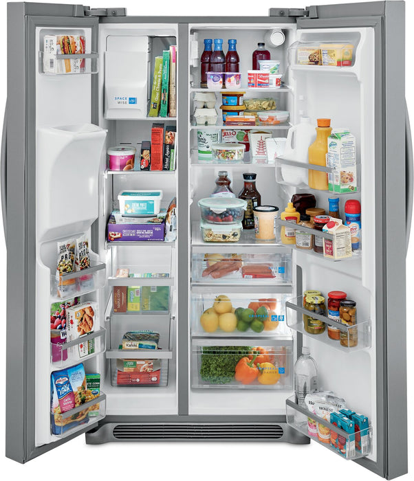 Réfrigérateur Frigidaire Gallery de 25,6 pi³ et de 36,1 po de profondeur standard à compartiments juxtaposés - acier inoxydable Smudge-ProofMD - GRSS2652AF