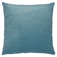  Coussin décoratif d’apparence velours - bleu clair 