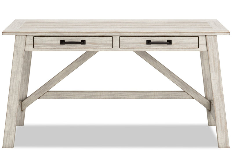 Bureau Carynhurst de 60,13 po à 2 tiroirs - blanchi