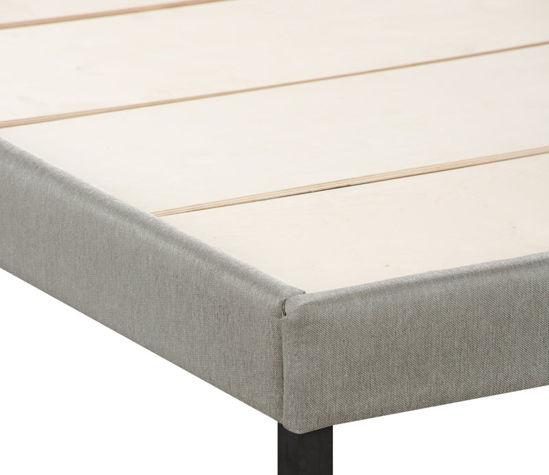 Base plateforme Breeze pour lit simple - gris clair