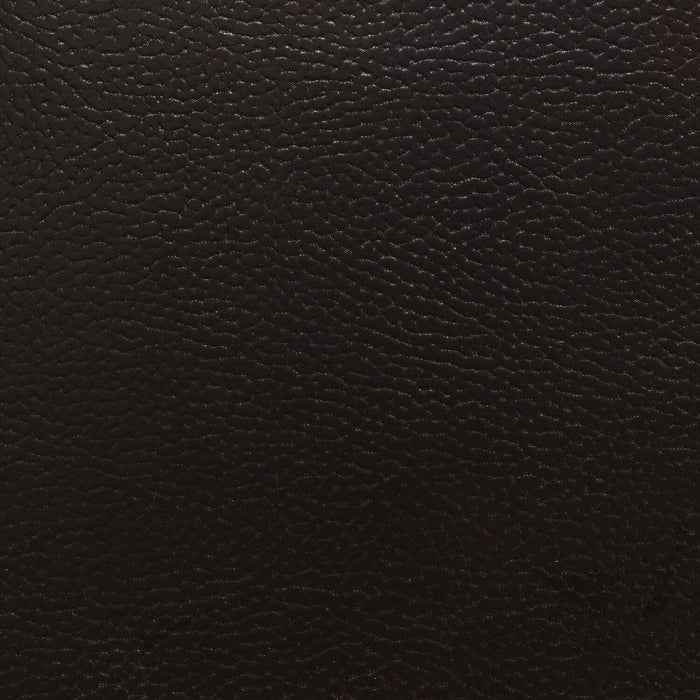 Sofa Addison de 86 po fabriqué au Canada en tissu d’apparence cuir avec coussin de siège amovible et capitonnage - noir mûre