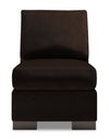 Fauteuil sans accoudoirs Track de la collection Sofa Lab - Luxury Chocolate