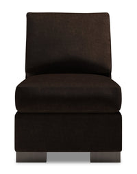  Fauteuil sans accoudoirs Track de la collection Sofa Lab - Luxury Chocolate 