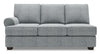 Sofa-lit de gauche Roll de la collection Sofa Lab- Luna Pewter