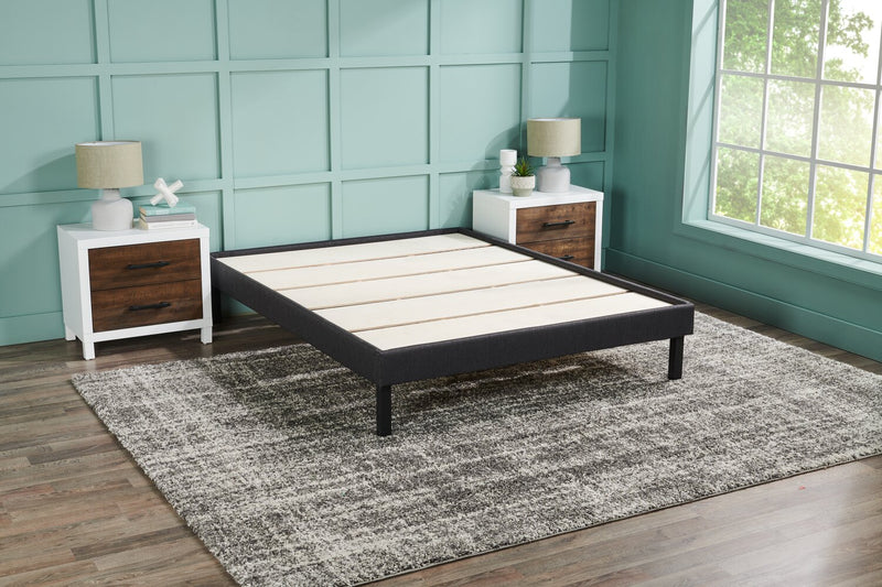 Base plateforme Breeze pour lit simple - noir