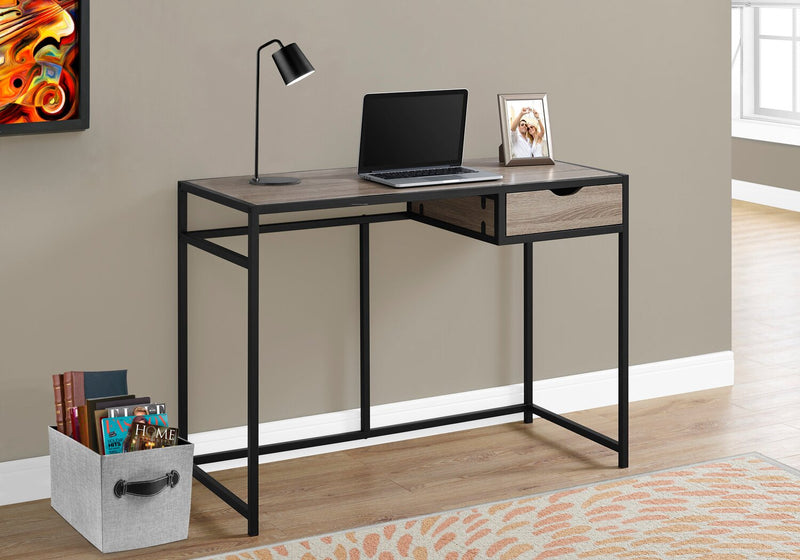 Bureau Everly de 42,25 po avec tiroir - taupe