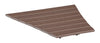 Connecteur-table Adirondack Nome - plastique à haute densité, résistant aux rayons UV et aux intempéries - brun