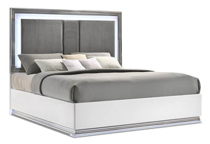 Très grand lit plateforme Bogart