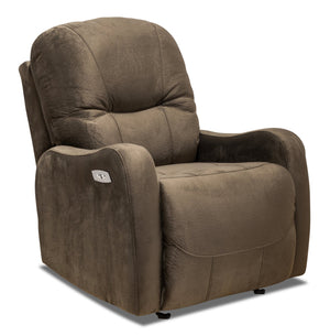 Everett Power Recliner - Chocolate | Fauteuil à inclinaison électrique Everett - chocolat | EVERCCPC