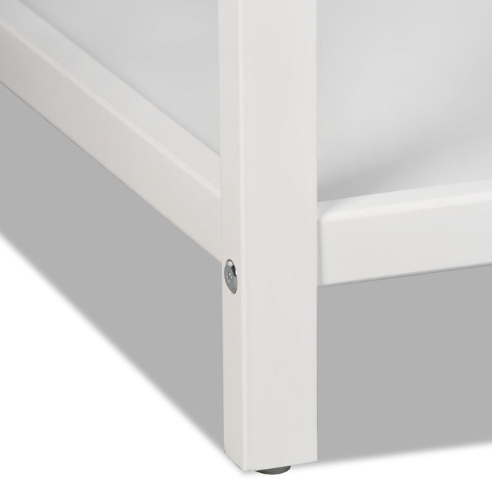 Table à langer Harper pour bébé avec matelas à langer - blanche