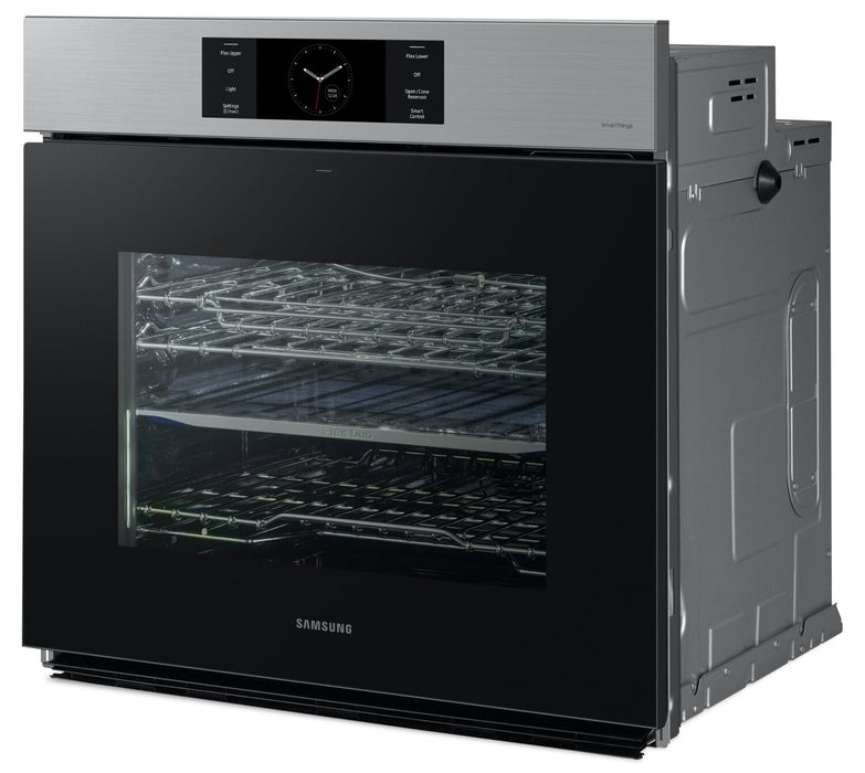 Four mural simple électrique Samsung de 5,1 pi³ et de 30 po avec caméra AI Pro CookingMC et Air Sous Vide - acier inoxydable - NV51CG700SSRAA